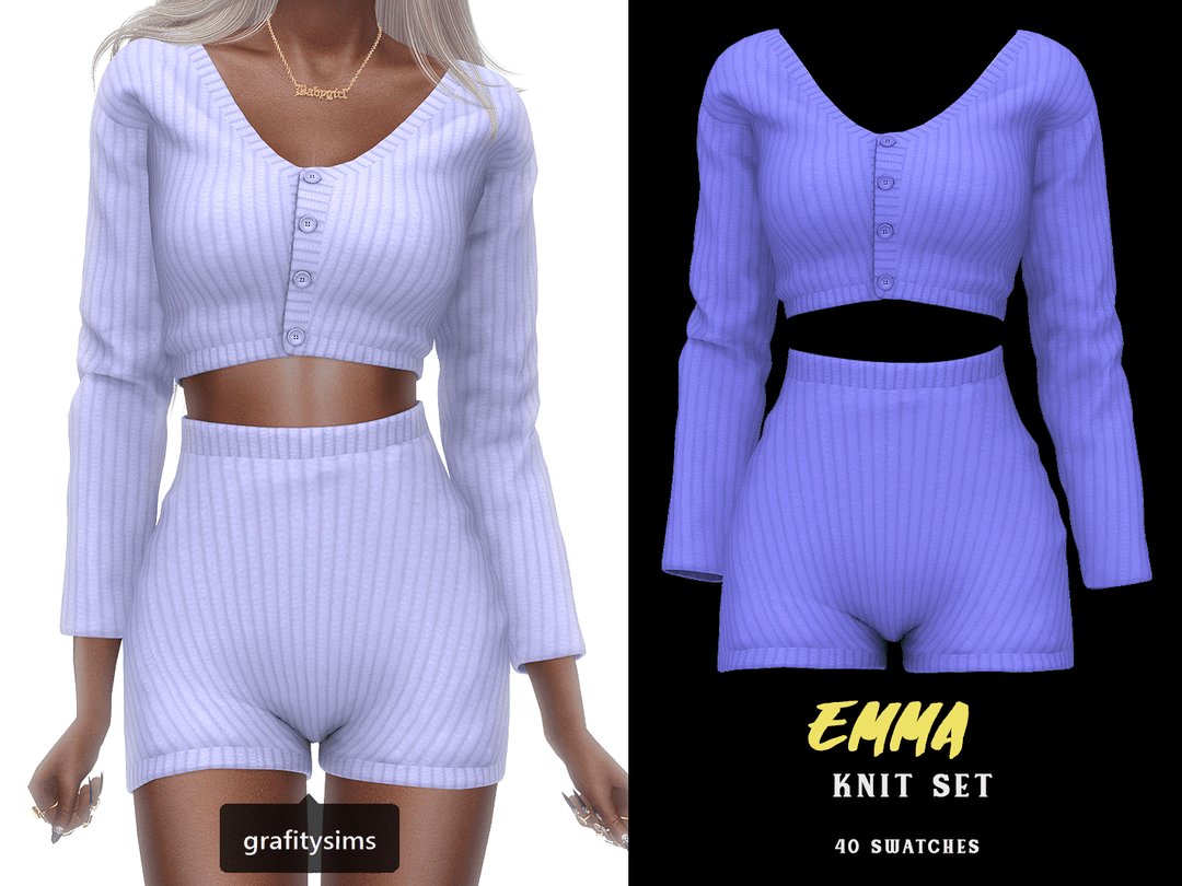 Вязаный комплект Emma Knit Set